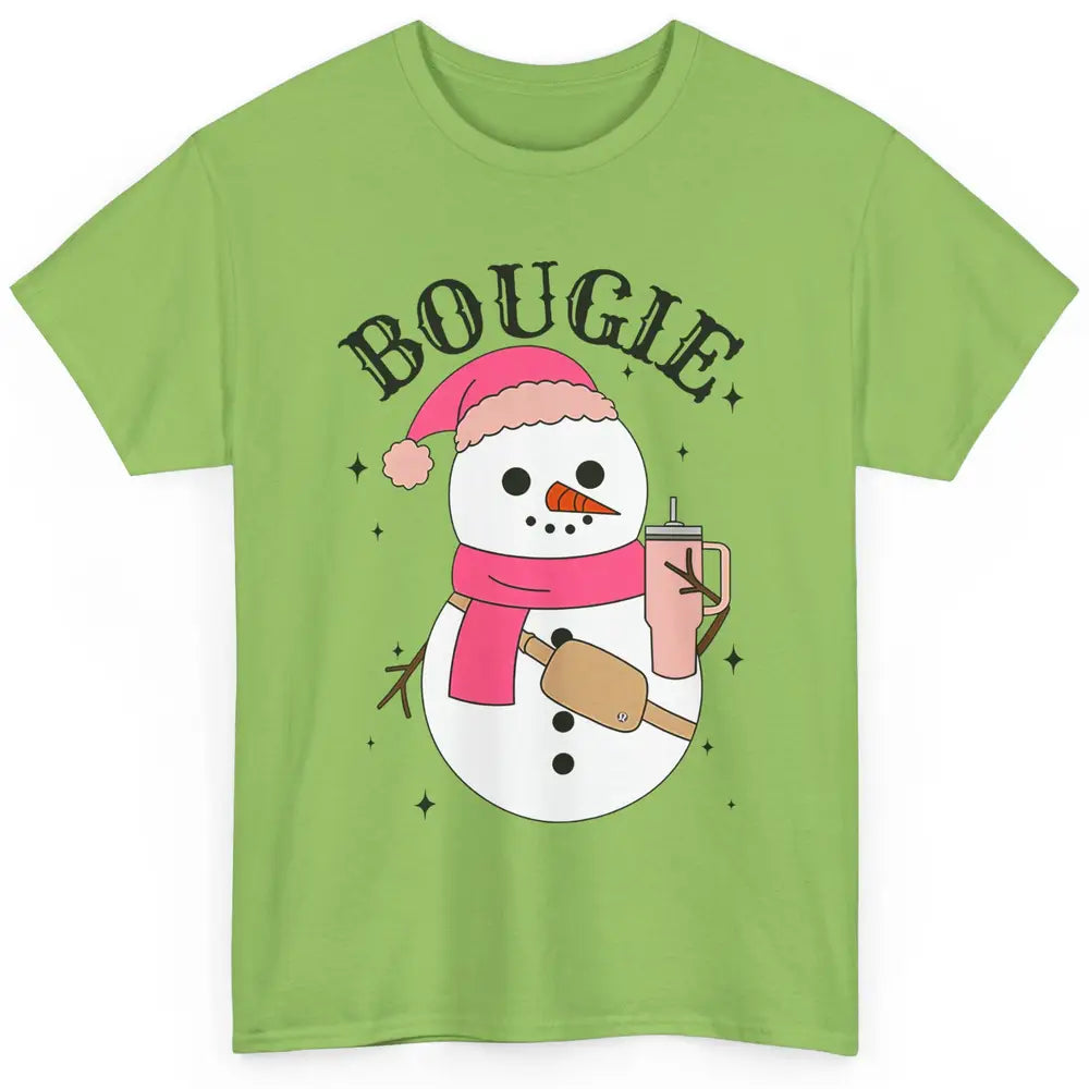 Funny Christmas Boo-jee Snowman Bougie Christmas Winter Classic Unisex T-Shirt