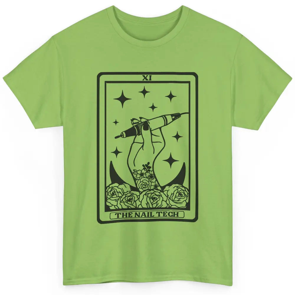 The Nail Tech Tarot Card Beautician Nail Boss Cosmetology Classic Unisex T-Shirt