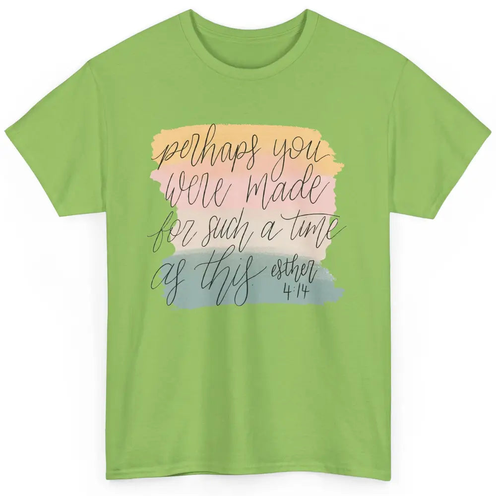 Christian Perhaps You Were Made For Such A Time As This Classic Unisex T-Shirt