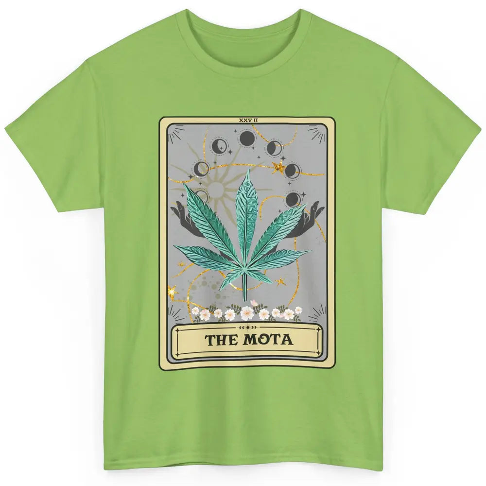 Vintage Weed The Mota Tarot Card Weed Cannabis Marijuana Classic Unisex T-Shirt