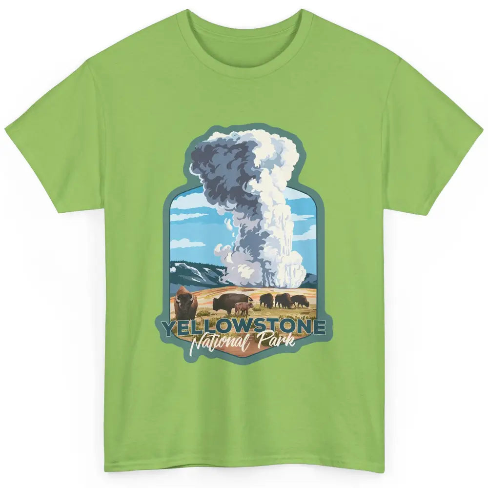 Yellowstone National Park Wyoming Old Faithful Nature Lovers Classic Unisex T-Shirt