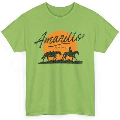 Country Music Amarillo By Morning Rodeo Western Cowboy Gift Classic Unisex T-Shirt