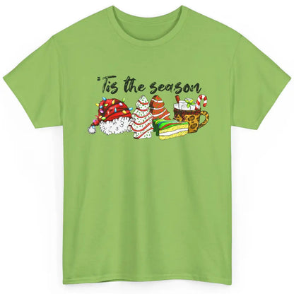 Funny Christmas Tree Tis The Season Cakes Parody Baking Gift Classic Unisex T-Shirt