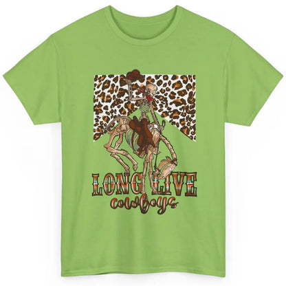 Cowboy Killer Long Live Cowboy Skeleton Leopard Western Classic Unisex T-Shirt