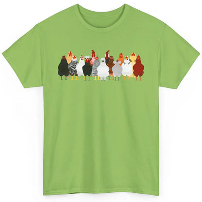 Funny Chicken Farm Animal Chicken Lovers Gift For Farmer Classic Unisex T-Shirt