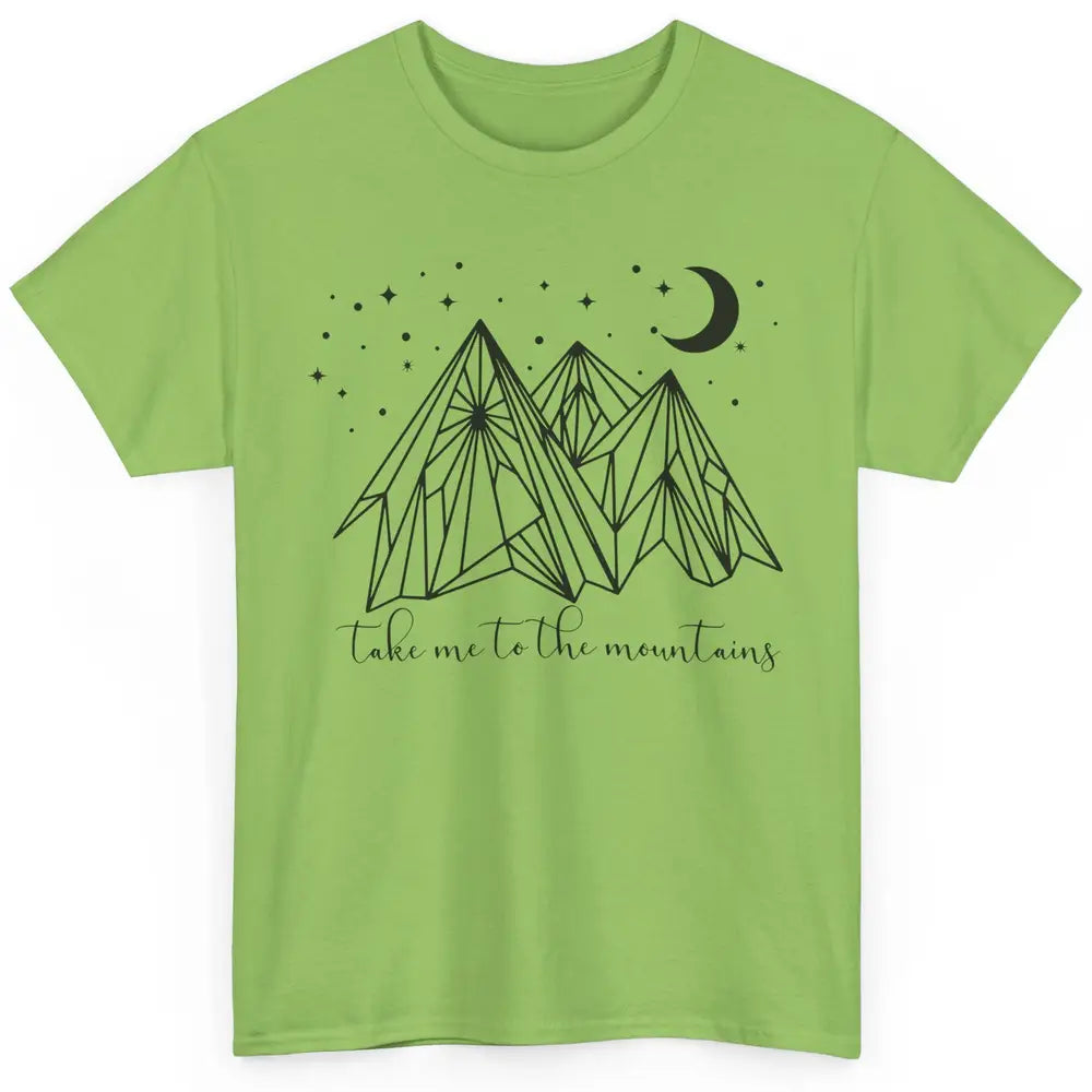 Take Me to the Mountains Boho Hiking Camping Outdoor Gift Classic Unisex T-Shirt