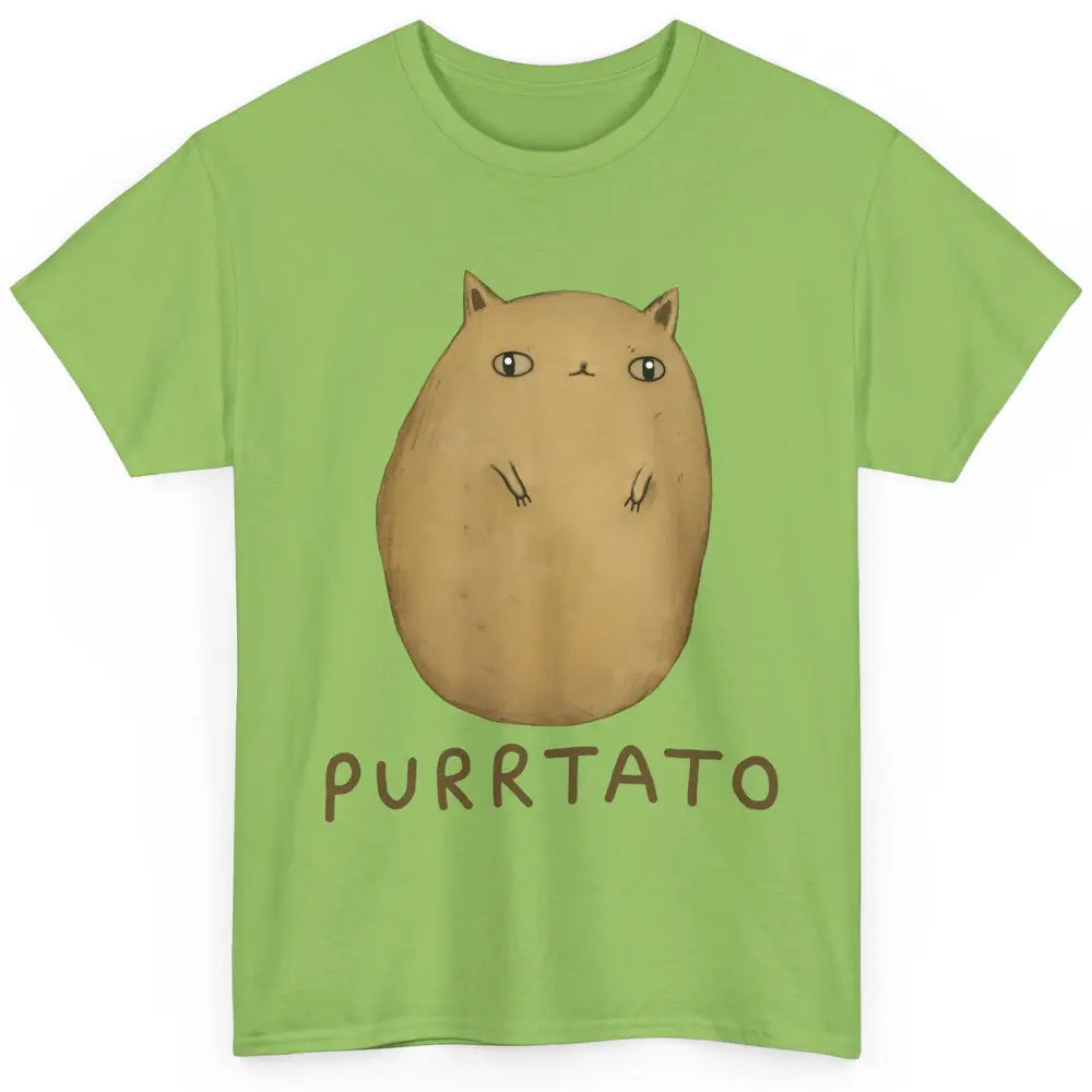 Funny Cat Potato Parody Costume Cat Mom Humorous Sarcastic Classic Unisex T-Shirt