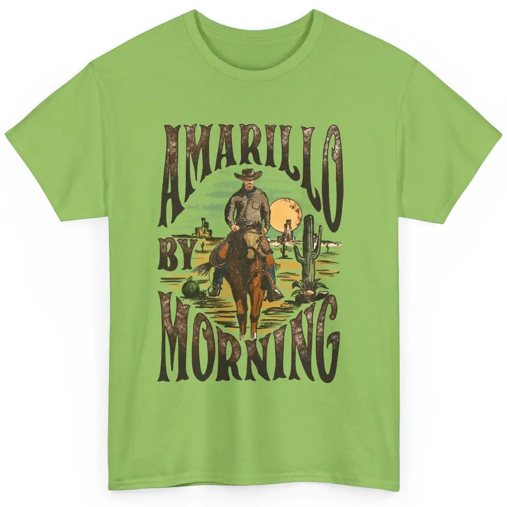 Amarillo By Morning Western Country Music Texas Cowboy Gift Classic Unisex T-Shirt