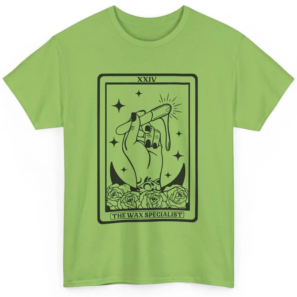 Wax Specialist Tarot Card Beautician Wax Hustler Cosmetology Classic Unisex T-Shirt