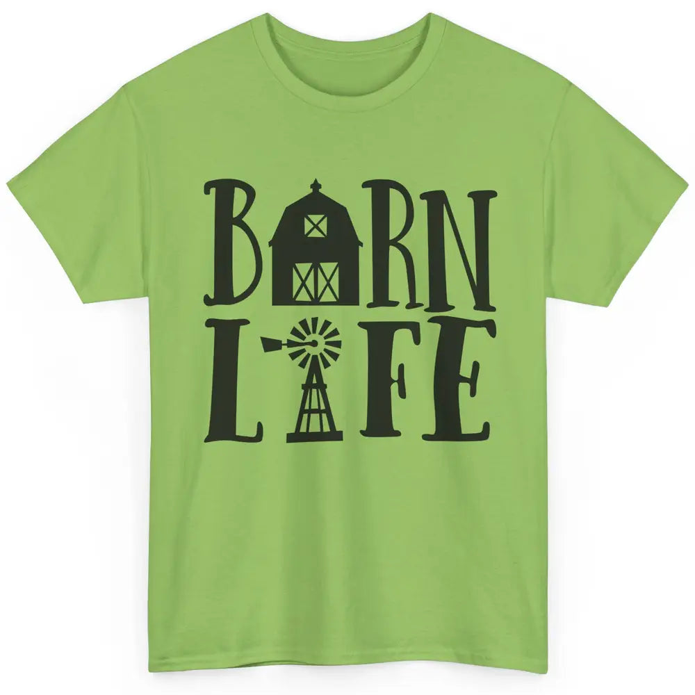 Farmhouse Barn Life Small Town Farm Animals Western Country Classic Unisex T-Shirt