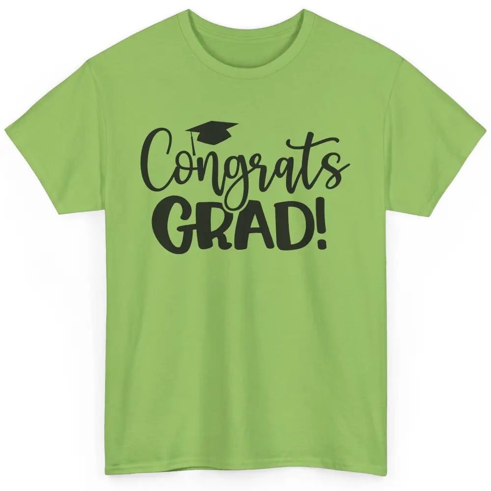 Congrats Grad Senior 2022 Bachelor Hat Senior Graduate Gift Classic Unisex T-Shirt