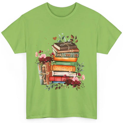 Books Floral Librarian Book Wildflower Bookworm Book Lovers Classic Unisex T-Shirt