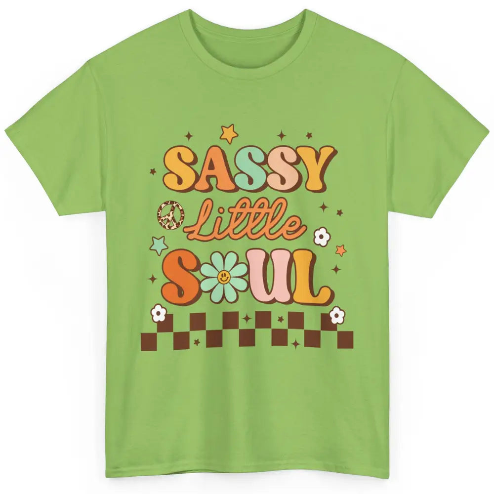 Sassy Little Soul Retro 60s Groovy Hippie Daisy Peace Boho Classic Unisex T-Shirt