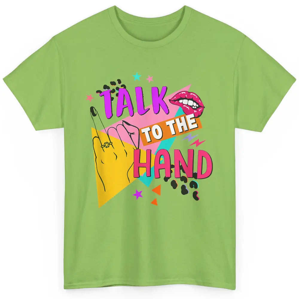 Talk To Hand Bride Retro 90s Bachelorette Bridal Engagement Classic Unisex T-Shirt