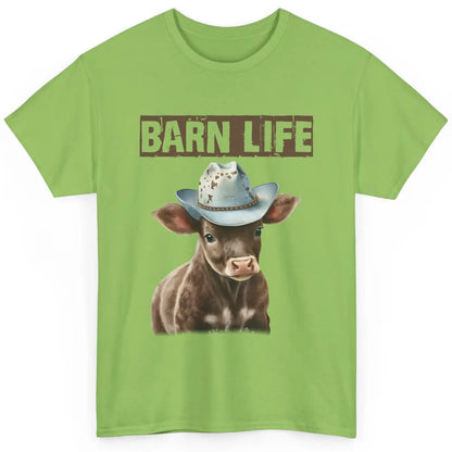 Cute Cow Barn Life Cowboy Hat Little Cowboy Western Boy Classic Unisex T-Shirt