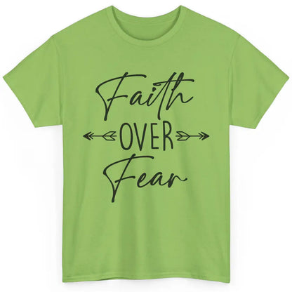 Faith Over Fear Western Christian Religious Jesus Lovers Classic Unisex T-Shirt