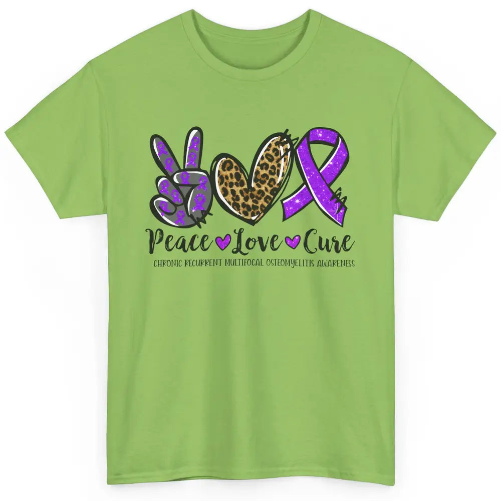 Chronic Recurrent Multifocal Osteomyelitis Peace Love Cure Classic Unisex T-Shirt