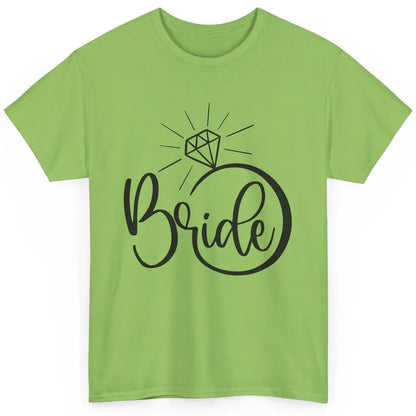 Bride To Be Wedding Ring Future Mrs. Engagement Bachelorette Classic Unisex T-Shirt