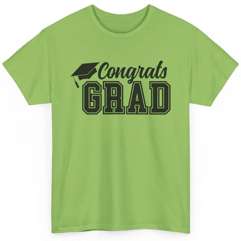 Congrats Grad Senior Class 2022 Bachelor Hat Senior Graduate Classic Unisex T-Shirt