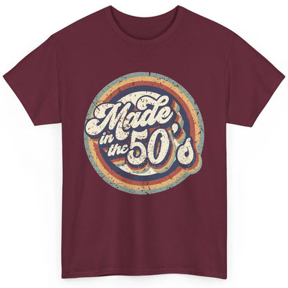 Retro Vintage Made In The 50's 1950s Born Birthday Day Gift Classic Unisex T-Shirt