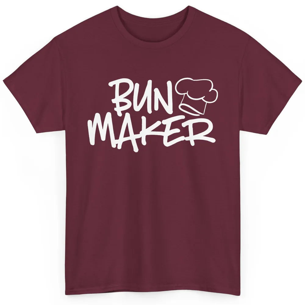 Bun Maker Bun Baker Pregnancy Announcement Baby Reveal Gift Classic Unisex T-Shirt