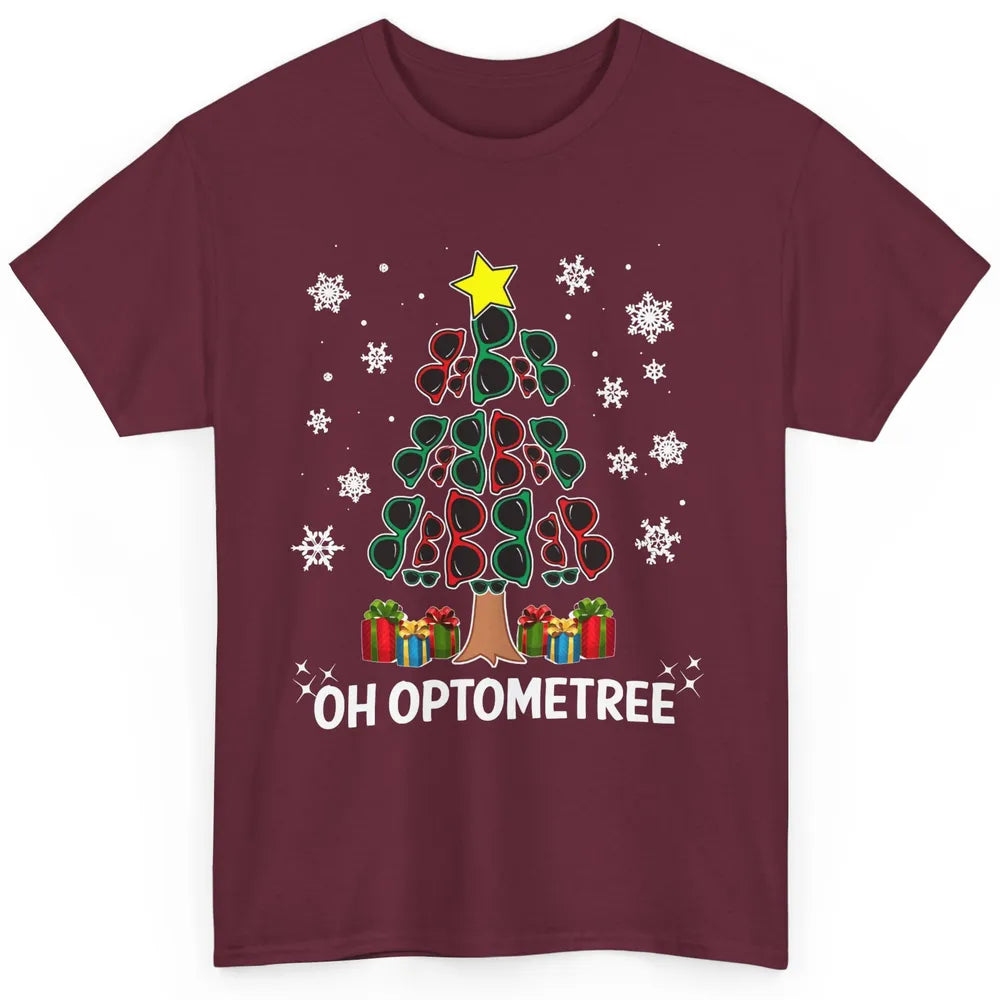 Glasses Christmas Tree Oh Optometree Optometry Optician Gift Classic Unisex T-Shirt