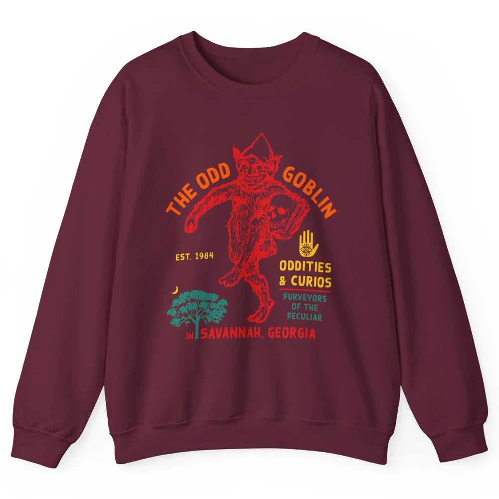 Vintage The Odd Goblin Est 1984 Oddities Savannah Georgia Unisex Crewneck Sweatshirt