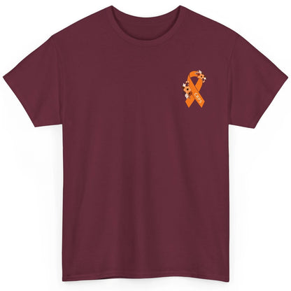 Complex Regional Pain Syndrome Awareness CRPS Orange Ribbon Classic Unisex T-Shirt