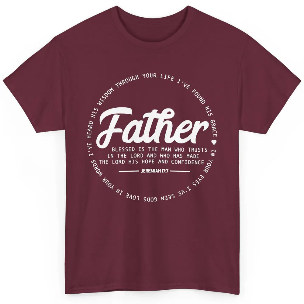 Father Christian Definition Religious Daddy Fathers Day Gift Classic Unisex T-Shirt