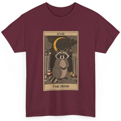 The Moon Raccoon Tarot Card Vintage Opossum Trashed Panda Classic Unisex T-Shirt