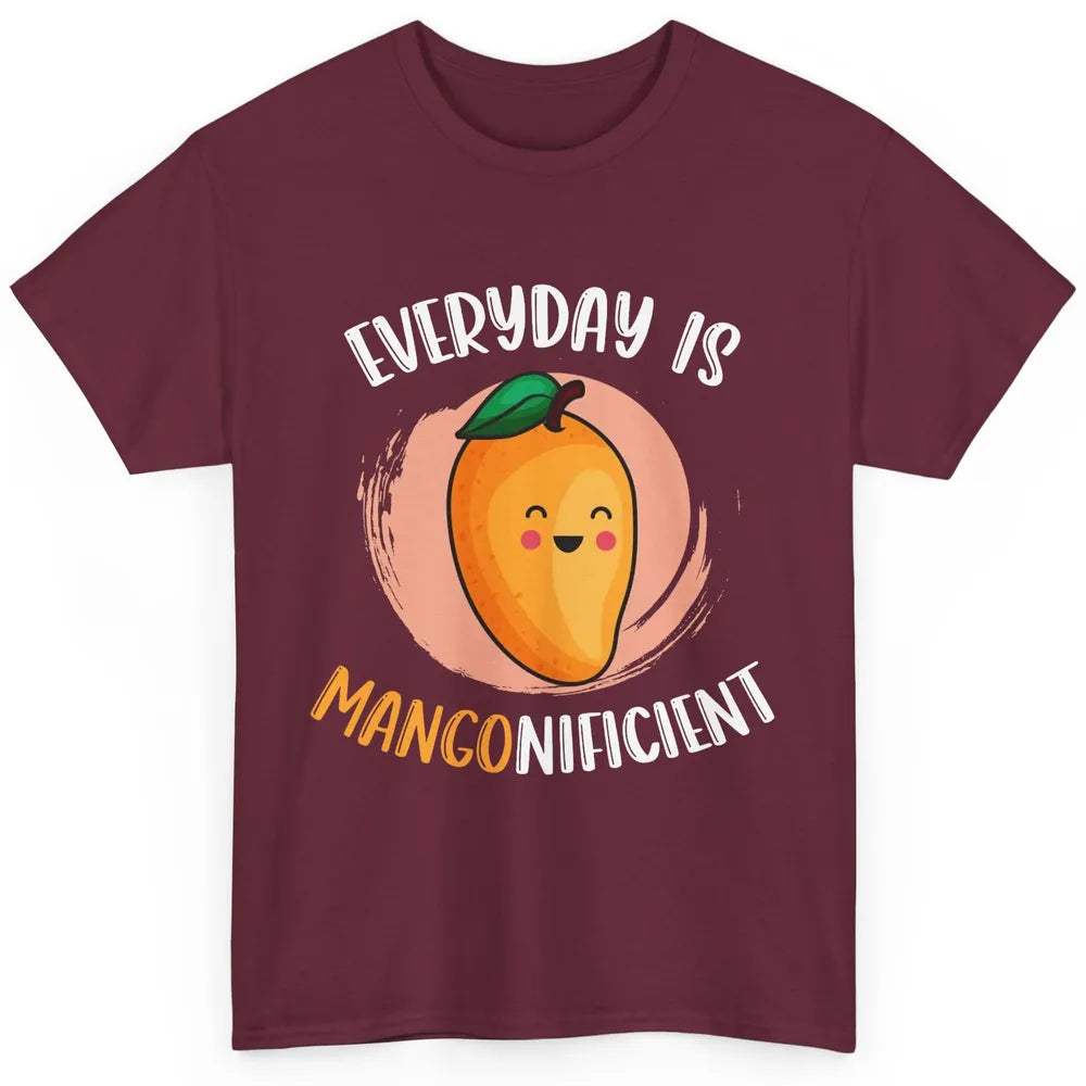 Every Day Is Mangonificient Funny Mango Fruit Mango Lovers Classic Unisex T-Shirt