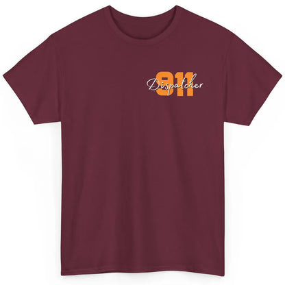 Dispatcher 911 Life Pocket Minimalist Men Women Fathers Day Classic Unisex T-Shirt