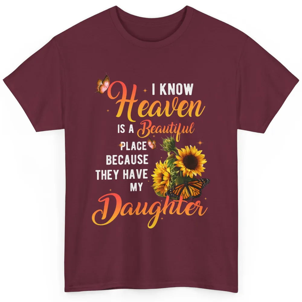 Daughter My Guardian Angel In Heaven Memorial Day Butterfly Classic Unisex T-Shirt