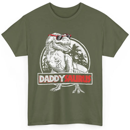 Daddysaurus Dinosaur Dad Dinosaur Family Father's Day Gift Classic Unisex T-Shirt