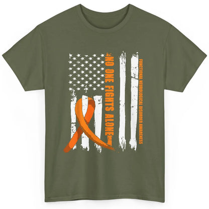 Functional Neurological Disorder FND Orange Ribbon US Flag Classic Unisex T-Shirt