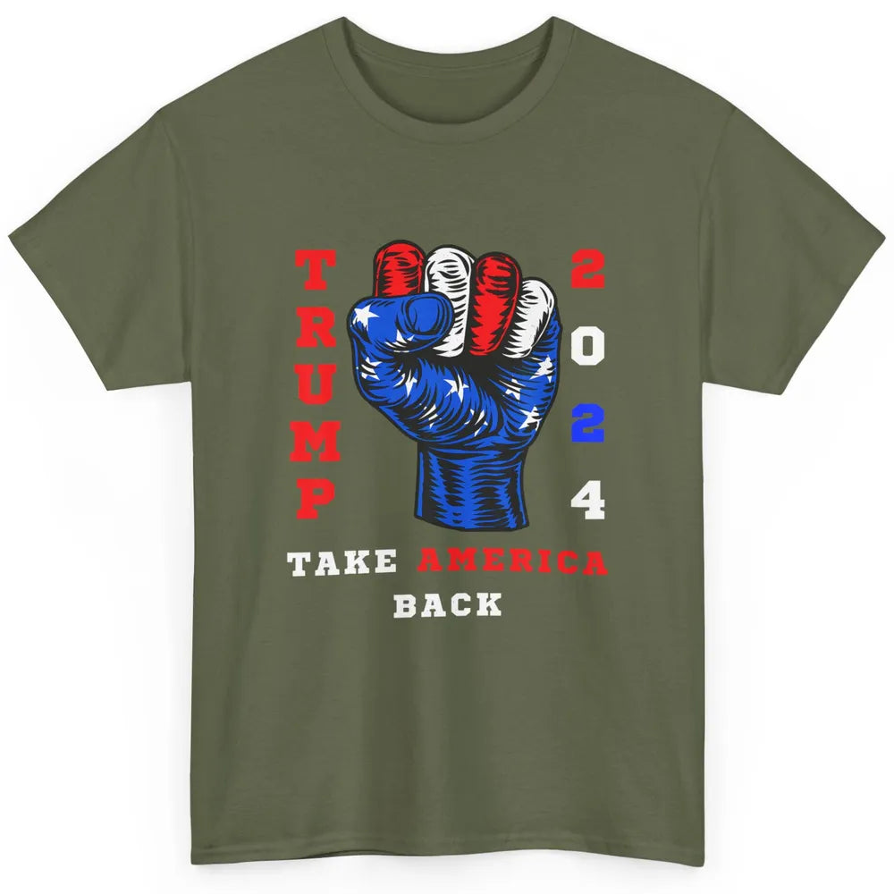 Take America Back 2024 Funny Vote Trump Republicans Vote Classic Unisex T-Shirt