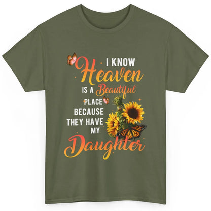 Daughter My Guardian Angel In Heaven Memorial Day Butterfly Classic Unisex T-Shirt