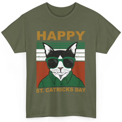 Funny Black Cat Happy St Catricks Day St Patrick's Day Gift Classic Unisex T-Shirt