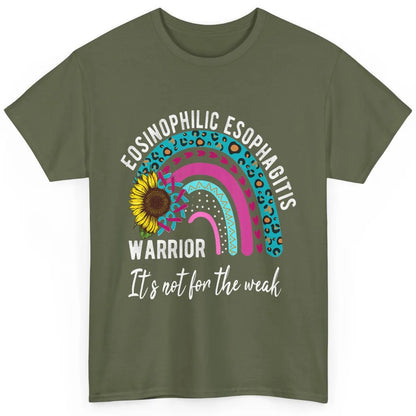 Eosinophilic Esophagitis Month Warrior Rainbow Not For Weak Classic Unisex T-Shirt