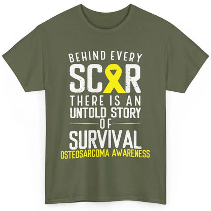 Every Scar Survivor Fight Bone Osteosarcoma Cancer Awareness Classic Unisex T-Shirt