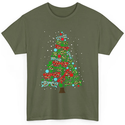 Funny Optometrist Sunglasses Christmas Tree Optician Leopard Classic Unisex T-Shirt