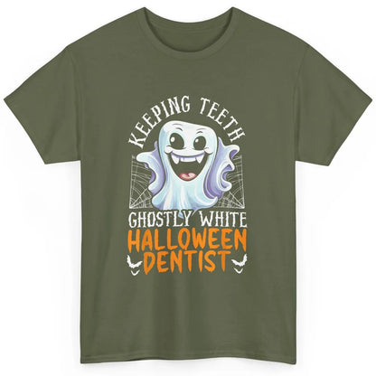 Dental Boo Crew Halloween Spooky Season Ghost Dentist Tooth Classic Unisex T-Shirt