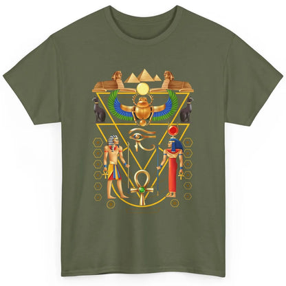 Cool Ancient Egyptian Culture Scarab Artifact Ankh Horus Eye Classic Unisex T-Shirt