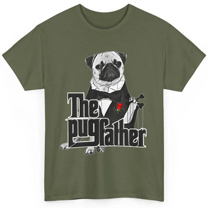 The PugFather Funny Puggy Face Pug Dad Dog Lovers Gifts Classic Unisex T-Shirt