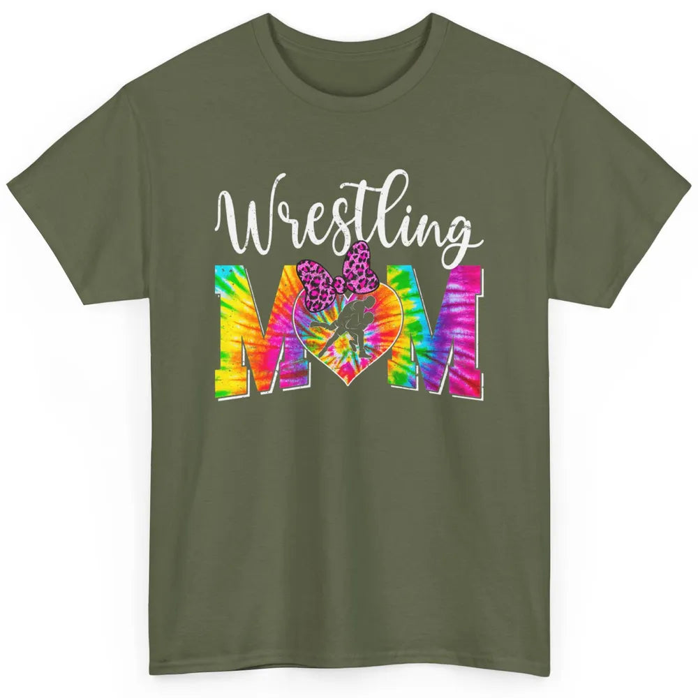 Vintage Sports Wrestling Mom Mama Martial Art Tie Dye Retro Classic Unisex T-Shirt