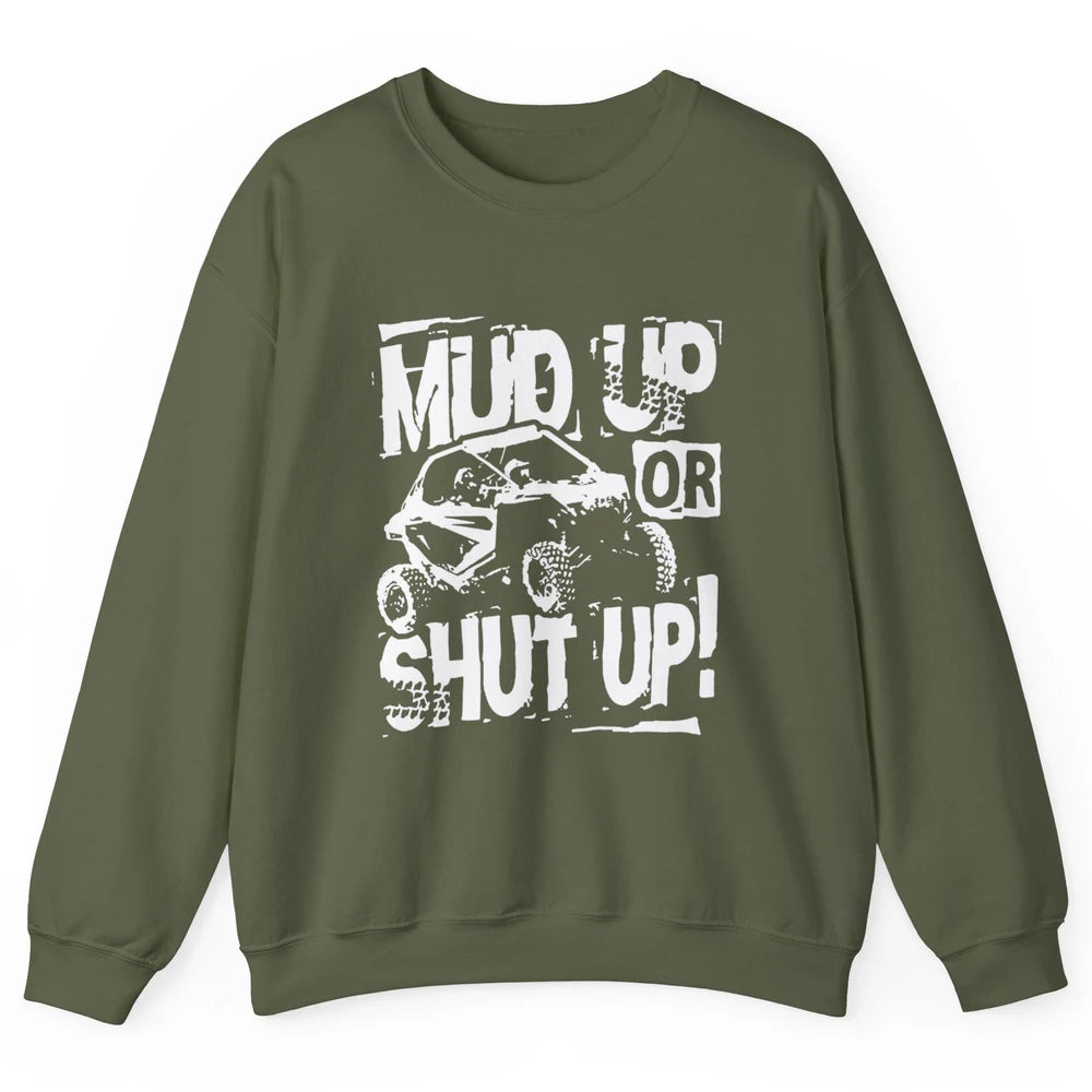 Retro UTV SXS Rider Mud Up ATV Offroad Riding SXS Rider Life Unisex Crewneck Sweatshirt