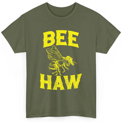 Western Country Bee Haw Retro Cowboy Hat Rodeo Howdy Vintage Classic Unisex T-Shirt