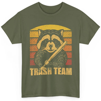 Vintage Raccoon Trash Team Trashed Panda Lovers Gift Classic Unisex T-Shirt