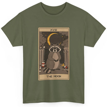 The Moon Raccoon Tarot Card Vintage Opossum Trashed Panda Classic Unisex T-Shirt