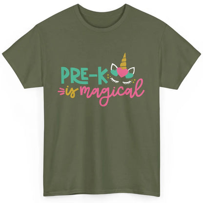 Unicorn Pre-K is Magical Preschool Squad Teacher Student Classic Unisex T-Shirt